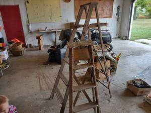 lot 42 image: Wooden Step Ladders