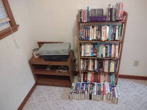 lot 61 image: DVD VHS Players and DVDs and VHS Movies