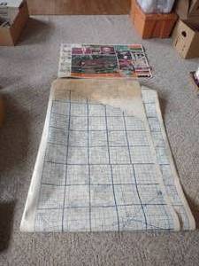 lot 105 image: Map and Space Poster