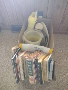 lot 112 image: Cookbooks and Containers
