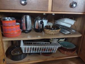 lot 123 image: Pots, Pans, Percolators