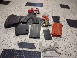 lot 145 image: Toy Electric Race Track Parts