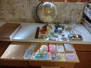 lot 147 image: Old Maps, Belt Buckles, Watches and More