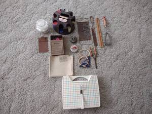 lot 150 image: Poker Chips, Scale and More