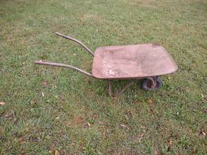 lot 163 image: Vintage Wheel Barrow