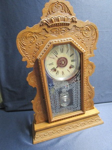Ansonia Gingerbread Kitchen Clock