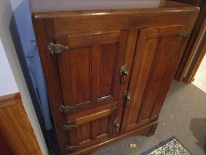 Restored Antique Ice Chest