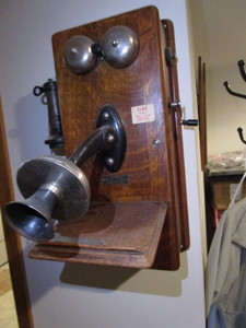 Antique Wall Crank Telephone