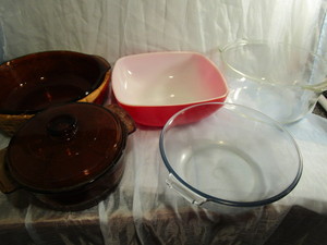 AH & Pyrex Casseroles