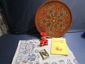 Wooden Turntable, Austria Linen, Scandinavian