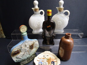 Beam, Kahlua, W.German Crock Bottle