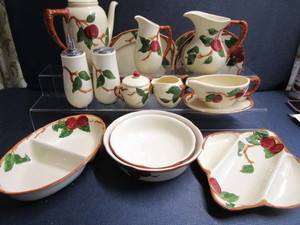 Franciscan Apple Dishes