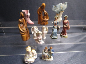 Angels, Holy Family, Ceramic Shoes