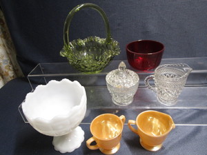 Fenton, Fire King, Milk Glass