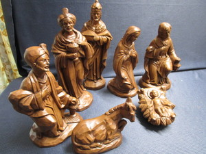 Plaster Nativity