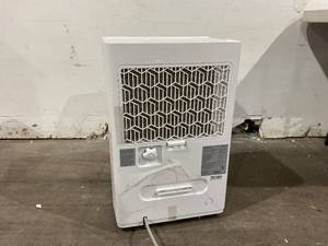 lot 202 image: Amazon Basics Dehumidifier - For Areas Up to 4000 Square Feet, 50-Pint, White