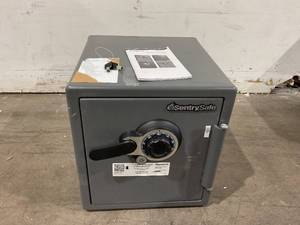 lot 203 image: SentrySafe Fireproof and Waterproof Steel Home Safe with Dial Combination Lock