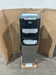lot 205 image: Brio 400 Series Self-Cleaning UV Bottleless Water-Cooler Dispenser - BlackSilver
