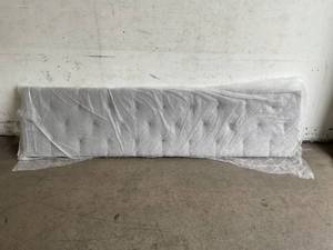 lot 108 image: LUCID Mid-Rise Diamond Tufted Upholstered Stone Polyester California King Headboard