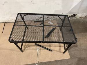 lot 223 image: Camping Folding Table - Black