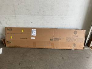 lot 118 image: ZINUS Mia Twin Size Metal Platform Bed Frame with Headboard - Black