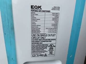 lot 142 image: Emerson Quiet Kool 14000 BTU 115V Portable Air Conditioner with Dehumidifier - White