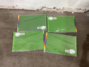 lot 254 image: LOT OF 4 Avery 11 x 17 inch Big Tab Insertable Plastic Dividers for 3 Ring Binders