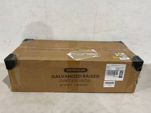 lot 370 image: Ornesign 6  3  1 ft Premium Galvanized Metal Raised Garden Bed Kit