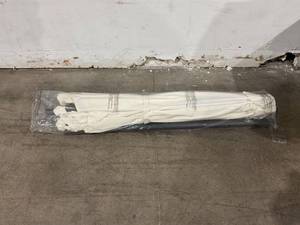 lot 258 image: C-Hopetree 7.5 ft Beige Outdoor Patio Market Umbrella