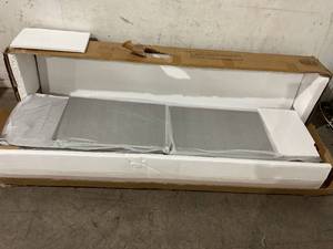 lot 5 image: Crosley Furniture Tara Pantry, Distressed Gray