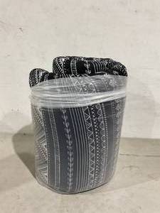 lot 372 image: Heimorn Black & White Bohemian Print Japanese FloorFuton Mattress