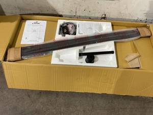 lot 9 image: iLiving 120 Inch, 6 Blades BLDC Big Industrial Commercial Outdoor Ceiling Fan - Black