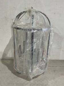 lot 391 image: Eurofase Chrome SENZE 6-Light Lantern