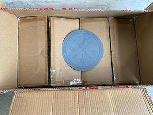 lot 19 image: Stone Lain 32 Piece Stoneware Dinnerware Set, Service for 8, Gray Matte