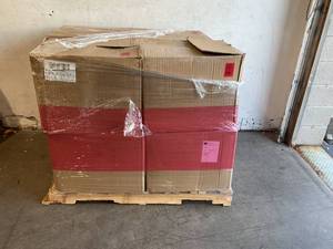 lot 24 image: LOT OF 32 - Culinary Couture Stainless Steel Rose Gold Bread Boxes