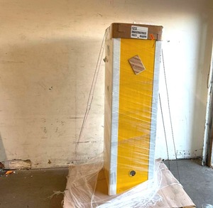 lot 26 image: Eagle 24 Gallon Steel Flammable Liquid Storage Cabinet - Yellow