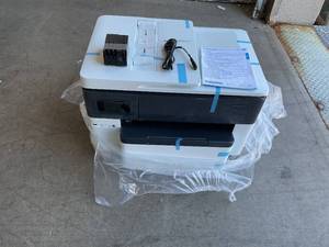 lot 35 image: HP OfficeJet Pro 7740 Wide Format All-in-One Color Printer with Wireless Printing, Works with Alexa - WhiteBlack