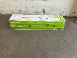 lot 54 image: Greenworks 48V (2 x 24V) 16 Brushless Cordless (Attachment Capable) String Trimmer