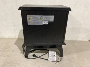 lot 160 image: StyleWell Kingham 400 sq. ft. Panoramic Infrared Electric Stove with Electronic Thermostat - Black