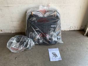 lot 68 image: Jeep Destination Side x Side Double Ultralight Stroller - Midnight