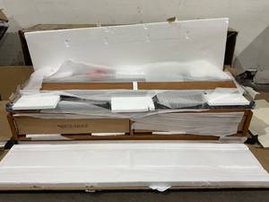 lot 464 image: homestyles Modern Craftsman Media Console - Distressed Oak