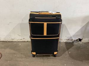 lot 468 image: Coolife Luggage 4 Piece Set - BlackBeige