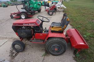 1985 Wheel Horse Model 417-17 Garden Tractor With Rear Tiller Attachment