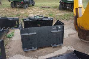 Brand New Made In America Universal Mount Bobcat Skid Loader Skid Steer 48 SnowMaterial Handling Bucket