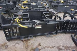 Brand New Made In America Universal Mount Bobcat Skid Loader Skid Steer 78 Skeleton Grapple Bucket