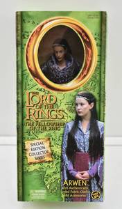 lot 56 image: LOTR Fellowship of the Ring Collector Series Arwen with Authentically Styled Fabric Outfit & Accessories Figure in Box
