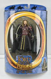 lot 44 image: LOTR Return of the King Eomer in Ceremonial Armor Figure in Box