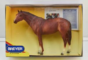 lot 94 image: Vintage Breyer Horse Secretariat No. 1187, Original Box