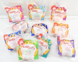 lot 118 image: Group of 10 Nickelodeon Tangle Twist-A-Zoid Happy Meal Toys