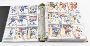 lot 79 image: Binder of Parkhurst, Topps, Score, Upper Deck, Premier, Fleer Ultra, Donruss 92-95 NHL Hockey Trading Cards